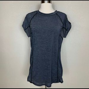 Lululemon Run Sun Sprinter Top Black Size 10
